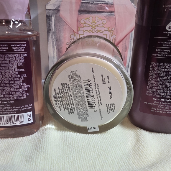 Bath & Body Works A Thousand Wishes Gift Trio Lotion, Candle, Body Wash - Picture 7 of 8